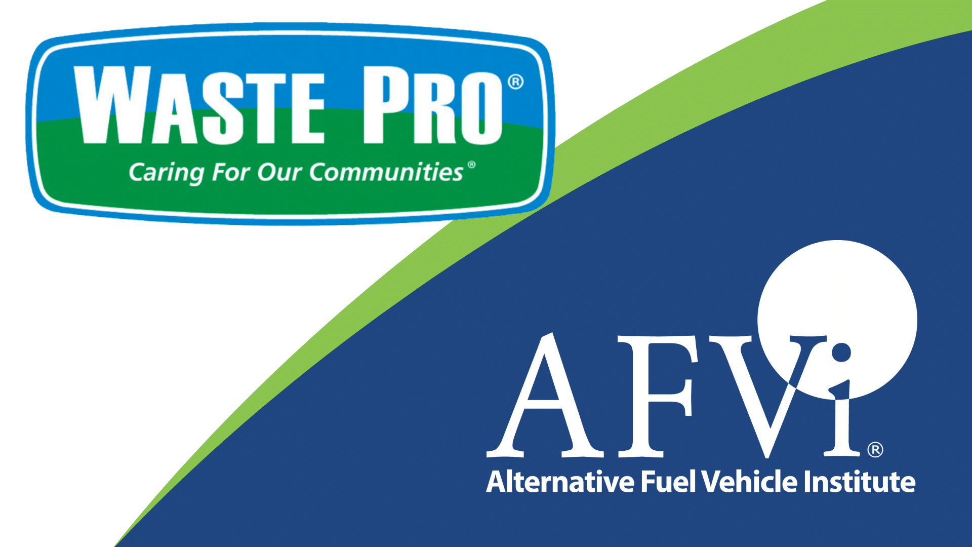 Waste Pro USA and AFVi logos.
