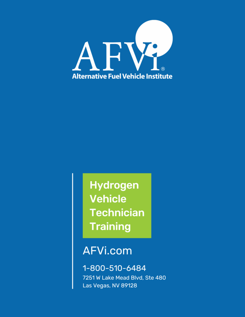 Hydrogen vehicle technician training.